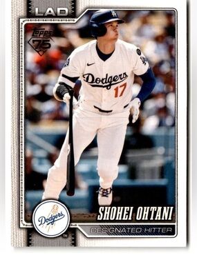 Shohei Ohtani 2026 Topps Dodgers Baseball Card